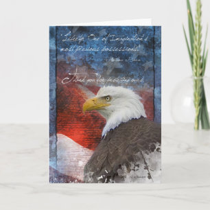 Patriotic Eagle - tackkort