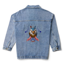 *Patriotic Eagle USA FAFO Denim Jacka