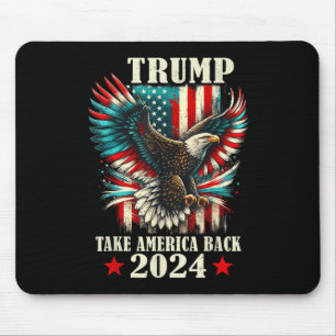 Patriotic Eagle USA flagga Trump 2024 Ta Amerika B Musmatta
