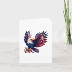 Patriotic Eagle vid mappad inbjudan