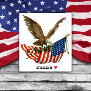 Patriotic Eagle Vinyl Sticker Klistermärken