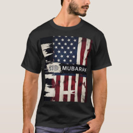Patriotic Eid Mubarak American Flagga Manar TShirt T Shirt