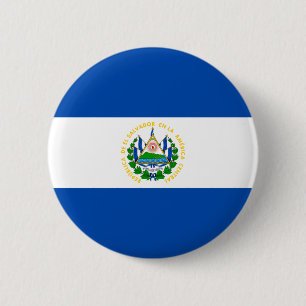 Patriotic El Salvador Flagga Knapp