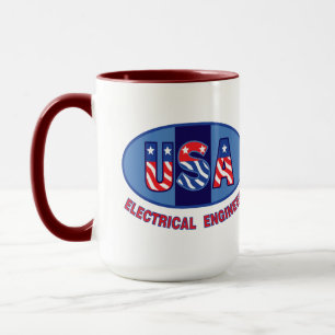 Patriotic Electrical Ingenjör Mugg