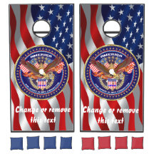 Patriotic eller Veteran Dual Logotyp