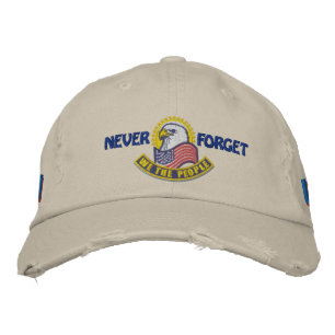Patriotic Embroidery Broderad Keps