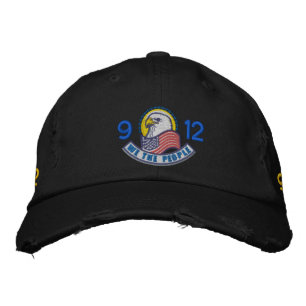 Patriotic Embroidery Broderad Keps