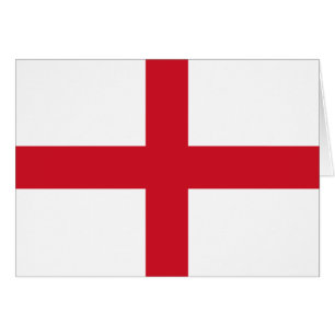 Patriotic England Flagga Hälsningskort