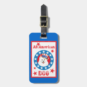 Patriotic Eskie Bagagebricka