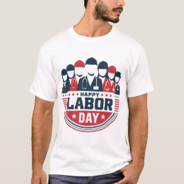 Patriotic Facless Workers Day T-Shirt