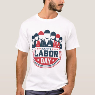 Patriotic Facless Workers Day T-Shirt