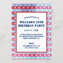 Patriotic Faded American Flagga Red, White Blue