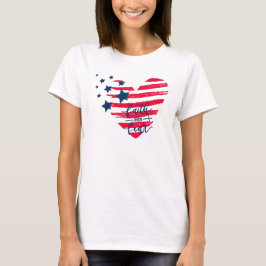Patriotic Faith over Fear T Shirt
