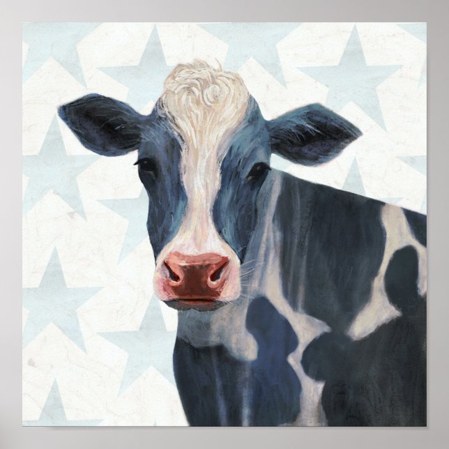 Patriotic Farm - Cow Poster (Framsidan)