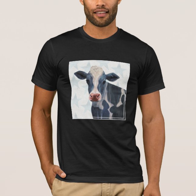Patriotic Farm - Cow T Shirt (Framsida)