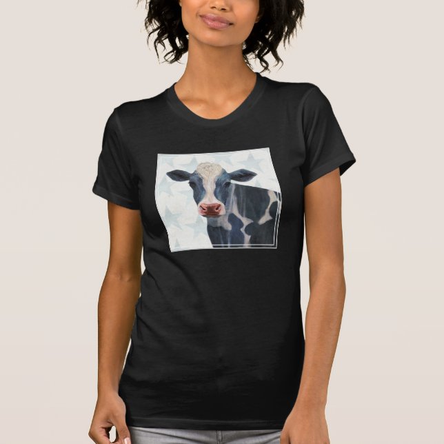 Patriotic Farm - Cow T Shirt (Framsida)