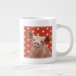 Patriotic Farm - Gris Jumbo Mugg