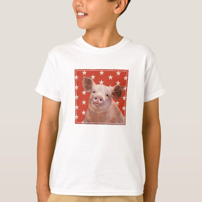 Patriotic Farm - Gris T Shirt (Framsida)