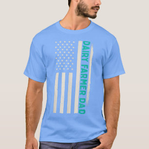 Patriotic Farming Farm Agriculture Dairy Farmer Da T Shirt