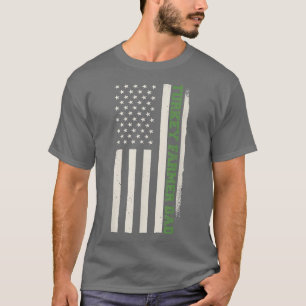 Patriotic Farming Farm Agriculture Turkey Farmer D T Shirt