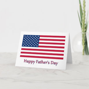 Patriotic Fars dag Card Kort