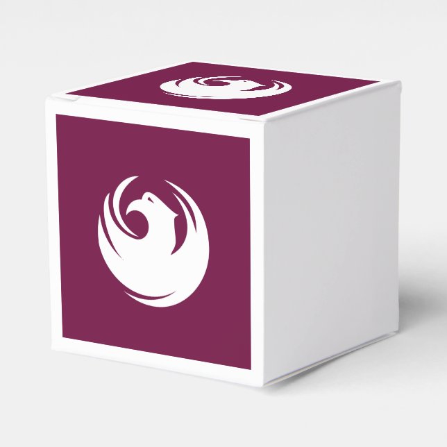 Patriotic favor box with Flag of Phoenix City Presentaskar (Framsidan Sidan)