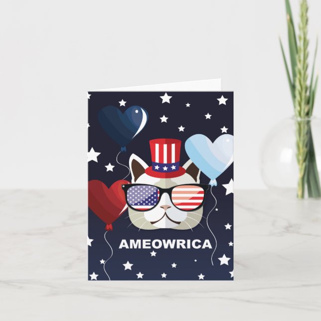 Patriotic Firande Kort (Framsida)