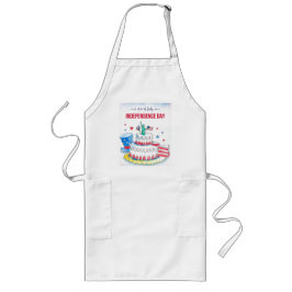 Patriotic Firande Långt Förkläde