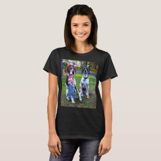 Patriotic Firande Party Hundar Kvinnors T-Shirt