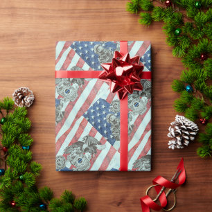Patriotic First Responder Presentpapper
