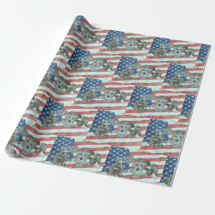 Patriotic First Responder Presentpapper