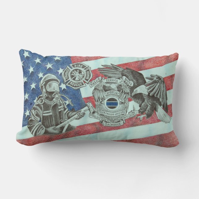Patriotic First Responders Lumbarkudde (Framsida)