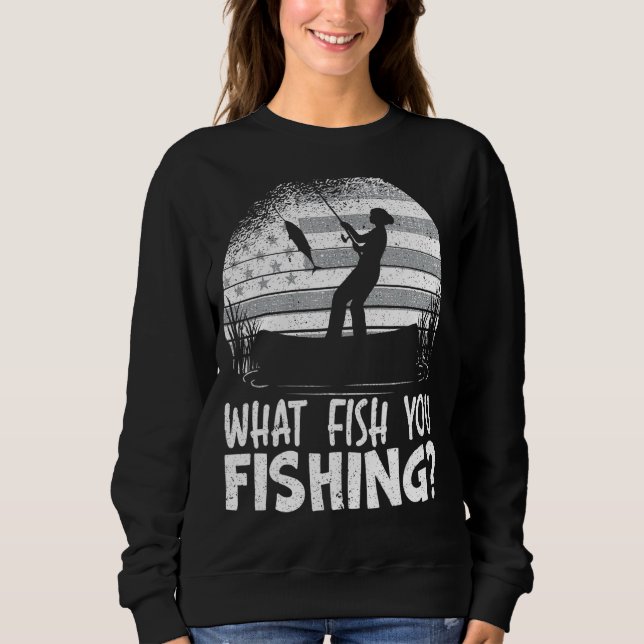 Patriotic Fisherman Boat T Shirt (Framsida)