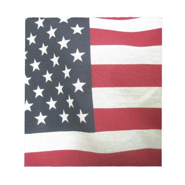 Patriotic Flagga Anteckningsblock (Framsida)