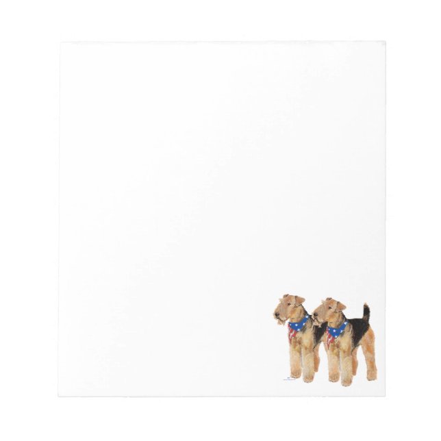 Patriotic Flagga Duo Anteckningsblock (Framsida)