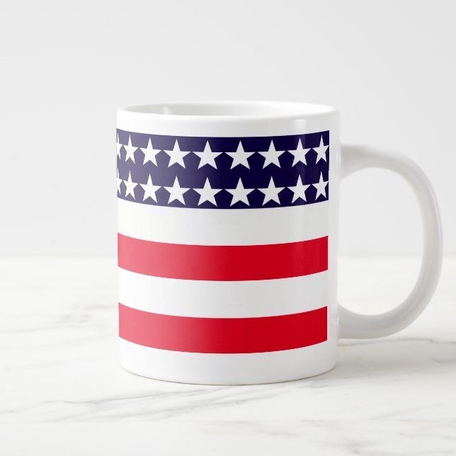 Patriotic Flagga Jumbo Mugg (Höger)