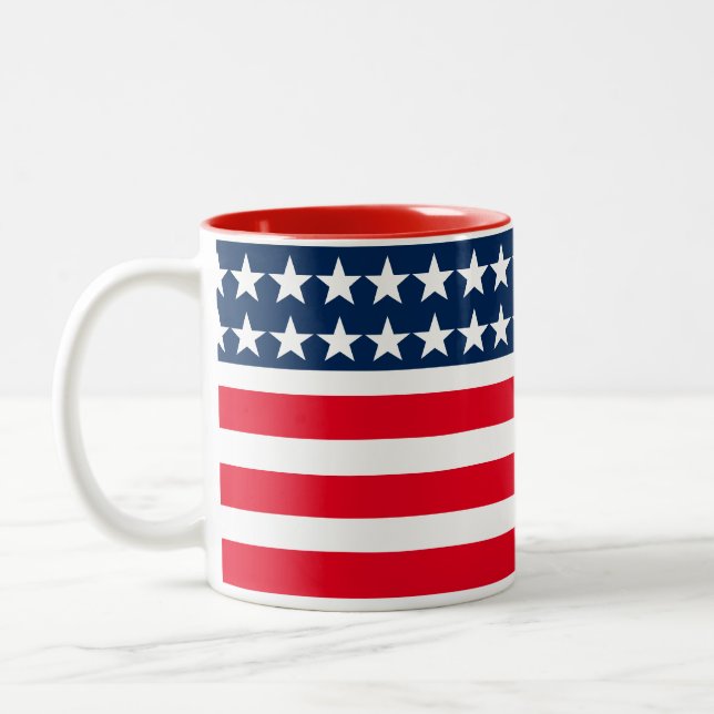 Patriotic Flagga Mugg (Vänster)
