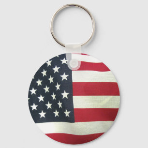 Patriotic Flagga Nyckelring