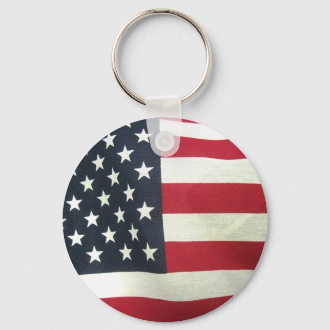 Patriotic Flagga Nyckelring (Framsida)