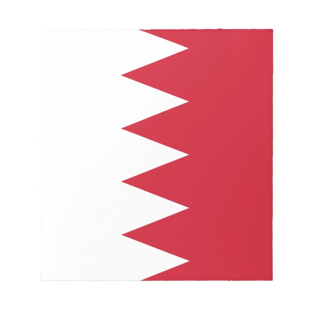 Patriotic Flagga of Bahrain Anteckningsblock (Framsida)