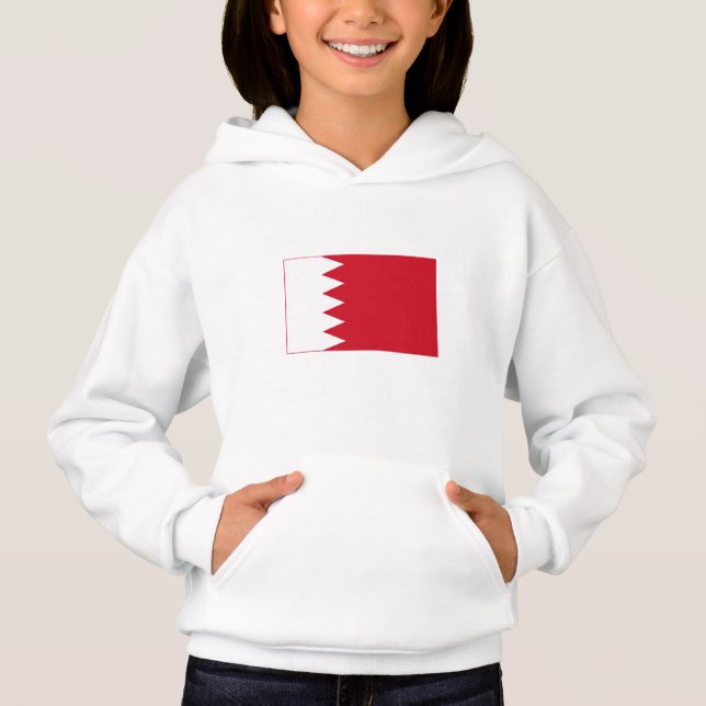 Patriotic Flagga of Bahrain T Shirt (Framsida)