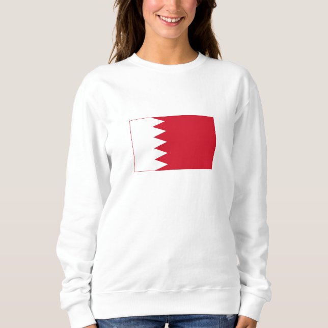 Patriotic Flagga of Bahrain T Shirt (Framsida)
