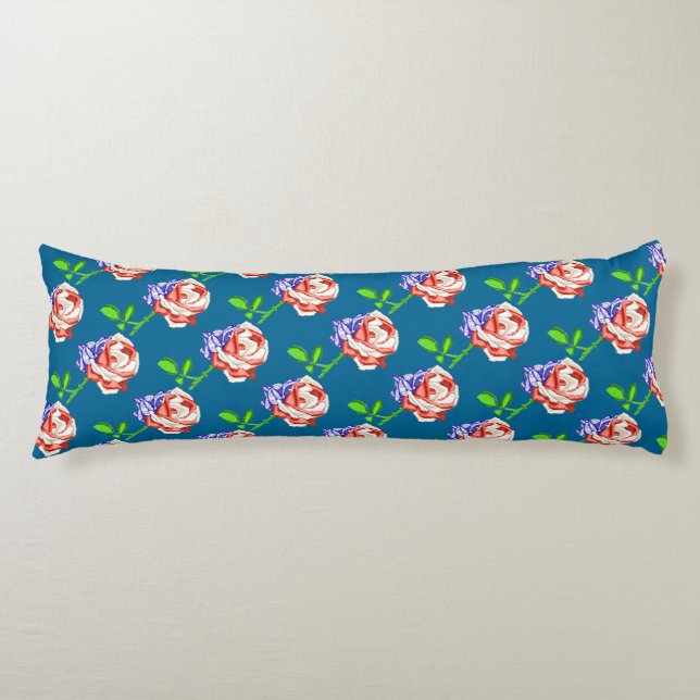 Patriotic Flagga Ro Body Pillow Kroppskudde (Framsidan)
