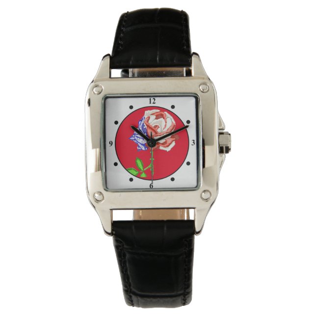 Patriotic Flagga Ro Watch Armbandsur (Framsida)