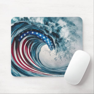 Patriotic Flagga Wave Musmatta