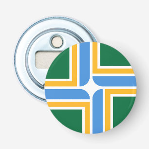 Patriotic flaska-öppnare med Flagga av Portland Flasköppnare