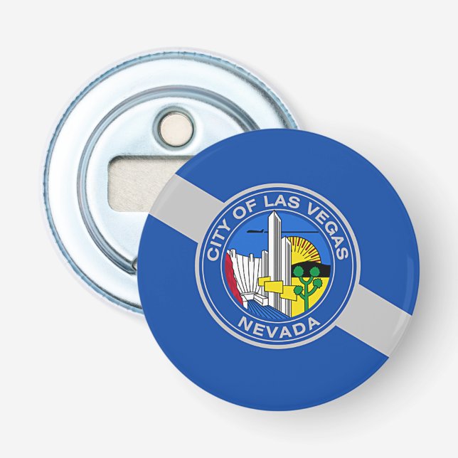 Patriotic flaska-öppnare med Flagga Las Vegas Flasköppnare (Framsidan)