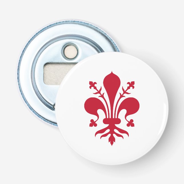 Patriotic flaska-öppnare med Florens Flagga Flasköppnare (Framsidan)