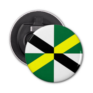 Patriotic flaska-öppnare med Monterey-Flagga Flasköppnare