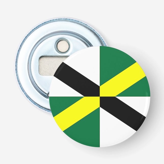 Patriotic flaska-öppnare med Monterey-Flagga Flasköppnare (Framsidan)